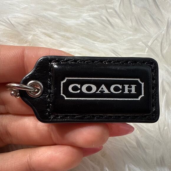 Coach Handbags - 1.5” COACH  Fob Bag Charm Hang tag Hangtag